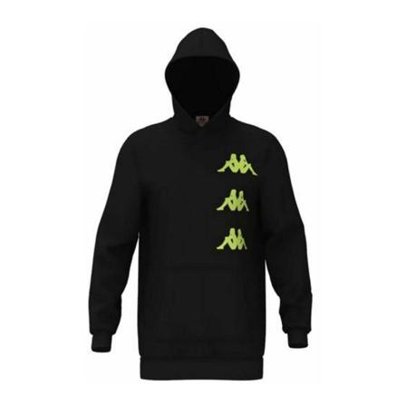 Kappa, Hoodie Zwart, Heren, Maat:L