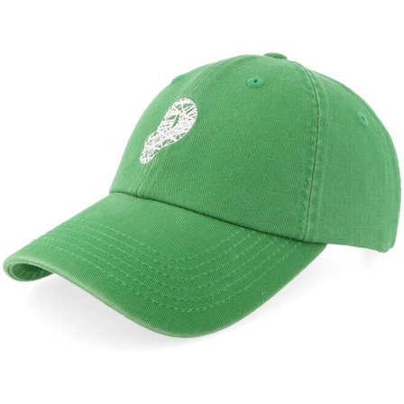 Pica Pica - Green - unconstructed - Cap - Pica P Green Dad Cap - Hatstore
