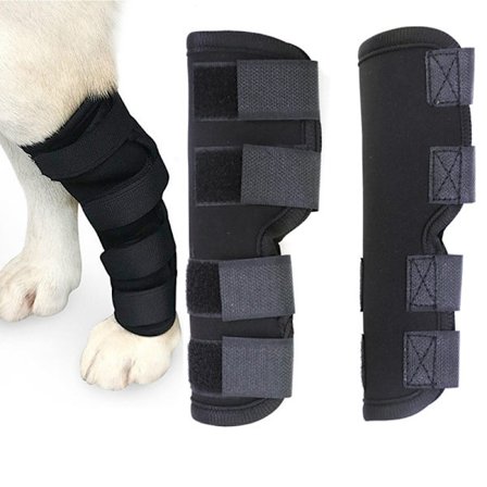 Dog Canine Rear Leg Hock Joint Brace 2Pack Hind Leg Wrap Protect