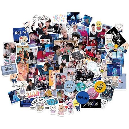 Stray Kids Klistremerkepakke 96 stk. Tegneserie Klistremerke Stray Kids Noeasy Vanntett Klistremerke for Fans Vinyl Klistremerke