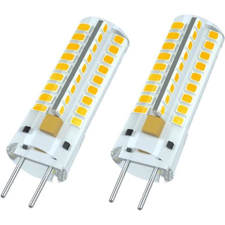 GY6.35 LED filamentpære, G6.35 12V LED, 7W erstatning for en 50W halogenpære, varmhvit 3000K (pakke med 2)