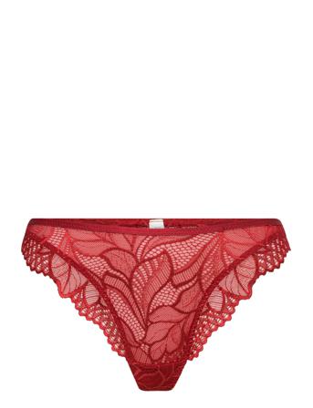 Brief Thong Reg Jasmine Lace B Stringit Alusvaatteet Punainen Lindex