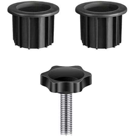 HK Patio-pöytävarjon reikärenkaan tulppa Joustava helppo asennus Varjo Kartio Kiila Uima-altaalle Parvekkeelle One Set Of Base Brackets