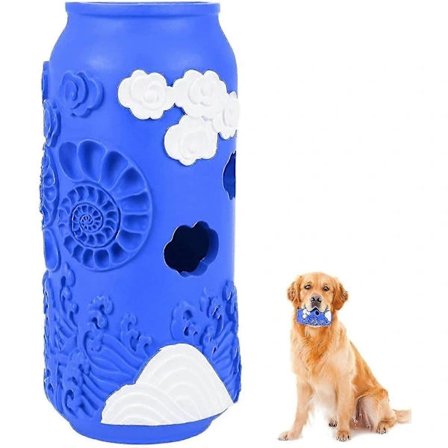 Hundelegetøj til aggressive tyggere Holdbart hundetyggelegetøj Uforgængeligt hundelegetøj til store og mellemstore hunde 100% naturgummi - Sjovt...