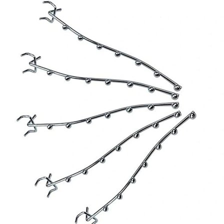 1/5 stk Pegboard Kroker Oppbevaringsstativ 5 STK 5 stk [XJ]