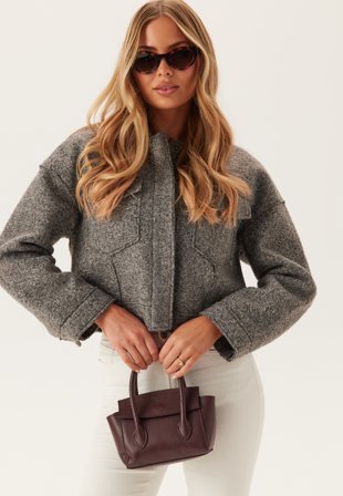 Latalia - Bari Small Leather Bag - D34 Bordeaux - Kläder - - Bubbleroom