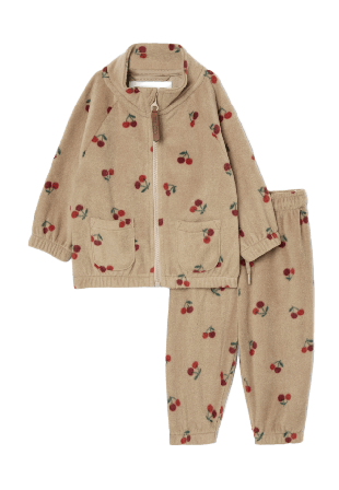 RIKIKI Set i fleece FARAH Ytterplagg 80