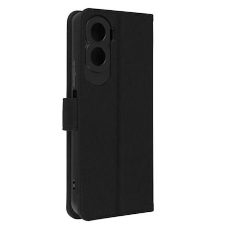 Fodral till Honor 90 Lite - AVIZAR - Plånbok - Videostödfunktion - Svart