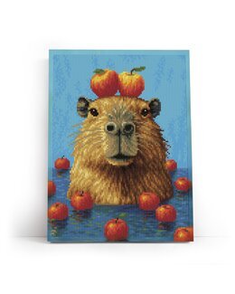 Diamond painting Kapybara