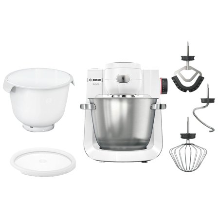 Bosch MUMS6EW18 Kjøkkenmaskin serie 6' - 'Hvit, stål