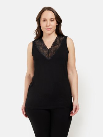 CISO - Blonde top - Sort