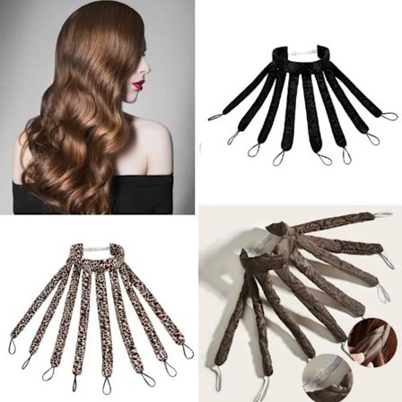 Octopus Lazy Heatless Hair Curler No Heat Hair Rollers Headband Sleeping Soft Wave Formers DIY Hair Curling Styling Tools