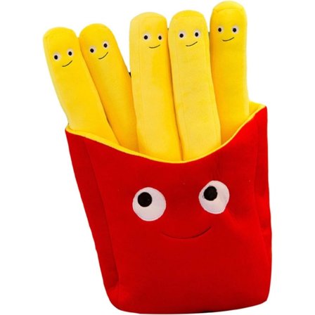 Pommes frites plysjdukke, 30 cm