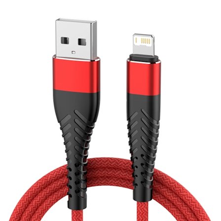 Snabb USB-kabel för iPhone 13 14 12 11 Pro XS Max 5 6 7 8 Plus SE iPad Origin 3M Sladd Mobiltelefon Sladd Data Laddare Kabel