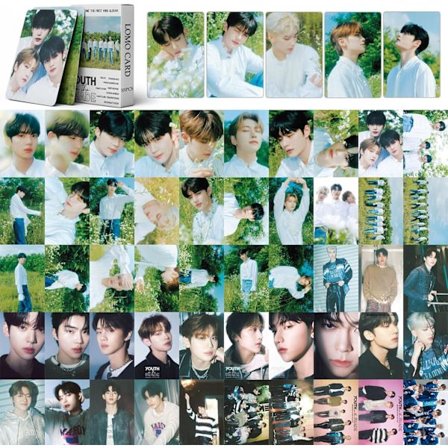 55st KPOP ZB1 Lomo-kort ZEROBASEONE YOUTH IN THE SHADE Nytt album ZEROBASEONE-vykortskort för fans