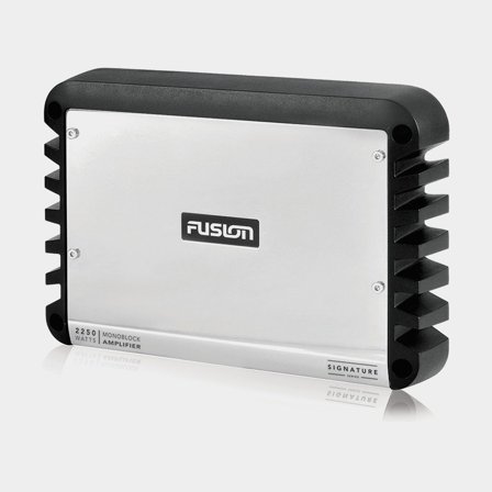 Amplificador marino Fusion Signature Monoblock SG-DA12250, 12 V, 2250 W, negro/gris, con 4 canales