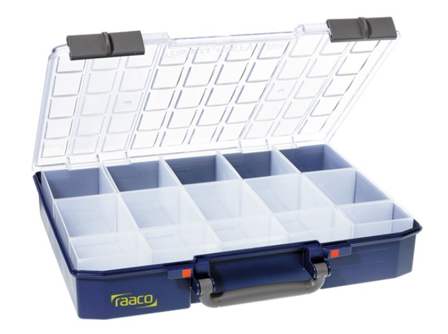 Raaco Carrylite 80-15 Sortimentsboks 15-bugt, Garageindretning & opbevaring