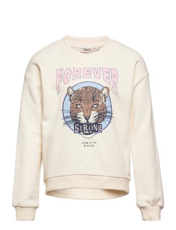 Komfancy L/S Leo Box Ub Swt Cream Kids Only