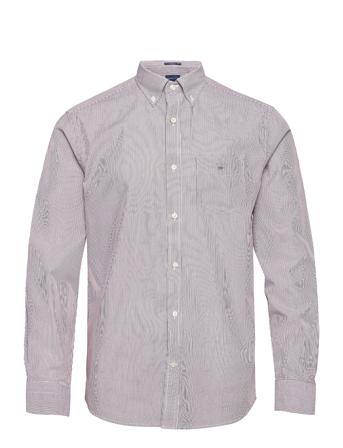 Reg Broadcloth Banker Bd Paita Rento Casual Punainen GANT
