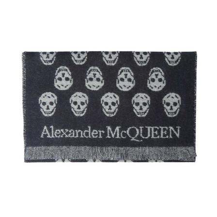 Alexander McQueen Halstørklæde Blå, Herre Halstørklæder og Tørklæder, Størrelse: ONE Size