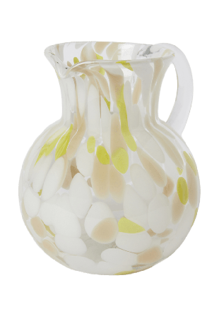 Åhléns Home Glaskanna MIRA 1,5 L Serveringstillbehör Gul ONESIZE