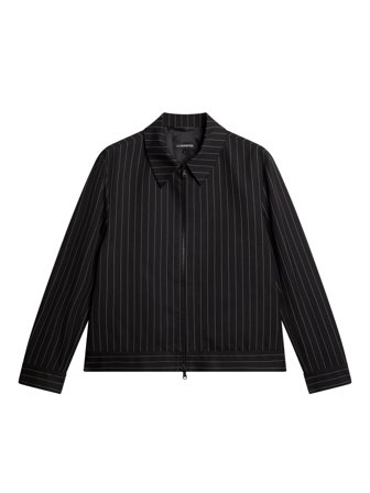 J.Lindeberg - Parke Pin stripe jacket - Svart - Man - M
