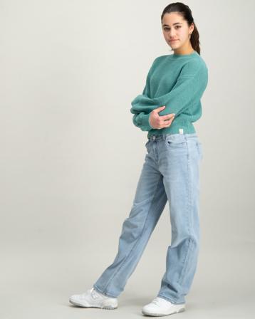 LMTD NLFTARIANNES DNM LW STRAIGHT PANT Blau Jeans Mädchen - Kidsbrandstore