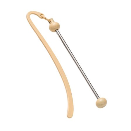 Bokmärke i metall KHAKI