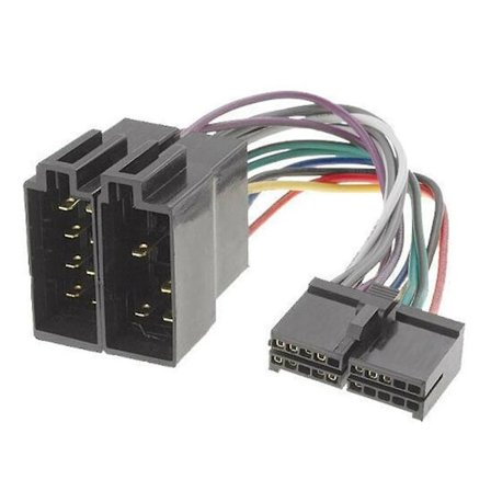 Autoradion ISO-sovitin 20-nastainen kaapeli Yleisliitin goodmans ministry sendai soundmax jne