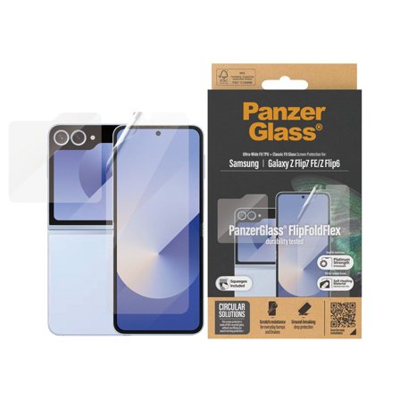 Panzer Samsung Galaxy Z Flip7 FE | Flip6 & Film Screen Protector PanzerGlass - High quality tempered glass screen protector