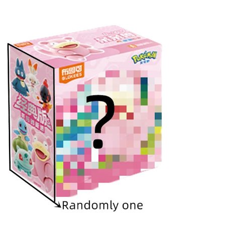 Blokees byggeklodslegetøjssæt: Pikachu, Eevee, Charmander, Charizard, Greninja, Meowscarada, Ceruledge