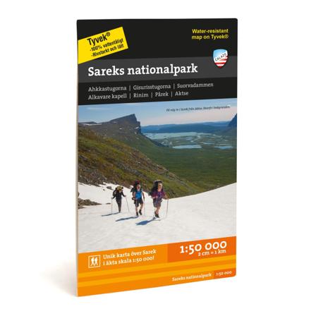 Calazo förlag Sareks nationalpark 1:50.000 literature Black OneSize