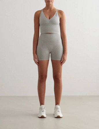 aim ́n Shape Seamless Hotpants - Grey - M