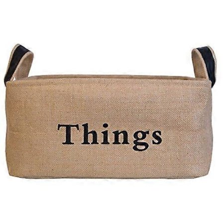 DOKEHOM Paksuuntunut Suuri Pyykkikori Luonnonmukainen Juutti Sängynalus Lelukori Saatavana 3 Kokoa (Luonnonmukainen Juutti L)