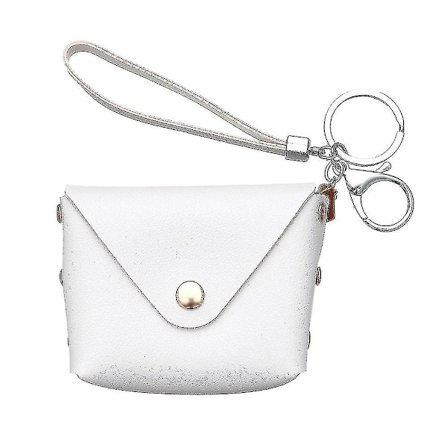 Käytännöllinen Mini-Avaimenpidike Lahja Solki Lompakko Avaimenperä Kolikkopussilla Yksivärinen