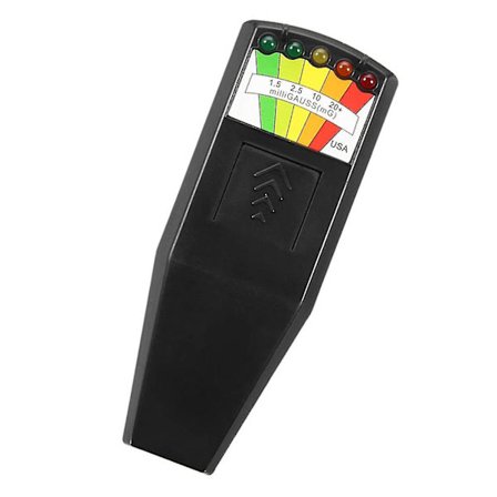 EMF-måler Magnetfeltdetektor med 9V batterier Spøkelsessøk Paranormalt utstyr--