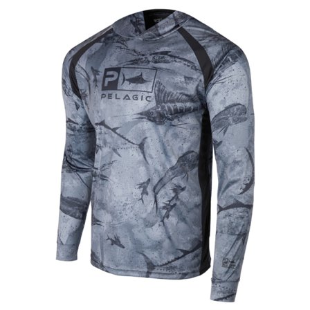 Pelagic Vaportek Hooded - Open Seas Black - XXL