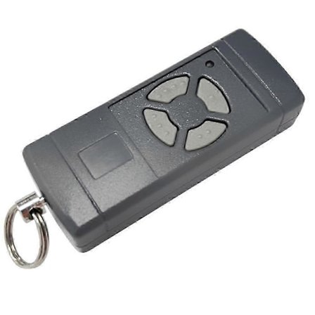1 förpackning Garagedörrfjärrkontroll för HSE2-40, HS4-40, HSM4-40, Grå knappar 40.685MHz Handhållen sändare