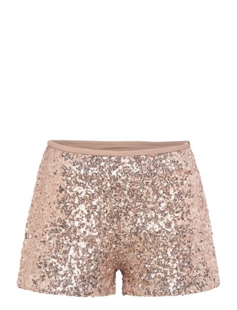 Tnrupa Sequin Shorts Gold The New