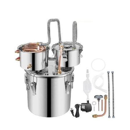 Tislausastia | Alkoholin tislaukseen | Tislaus | Tislauslaite | Tislausastia | Juomien tislaus | Kotipolttoinen | 20 L