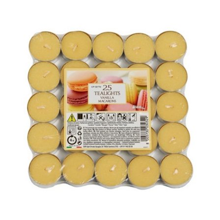 Aladino Vanilla Macaroon Tealights (25-pack) One Size Gul