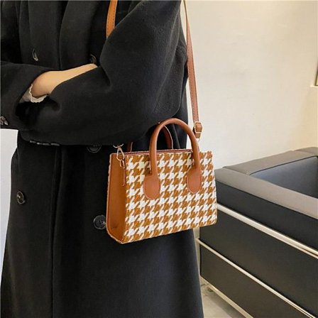 Dames ternet tas messenger tas kleine vierkante tas dames wollen doek