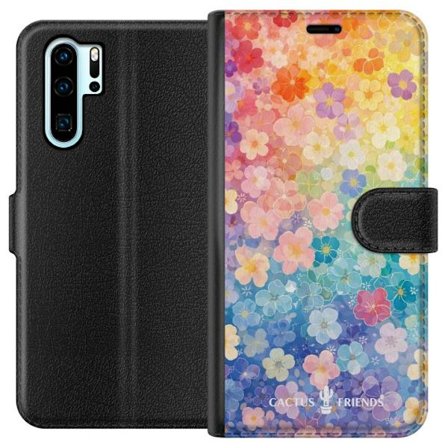 Yhteensopiva Lompakkokotelo Huawei Huawei P30 Pro Cactus and Friends – RainbowBloom