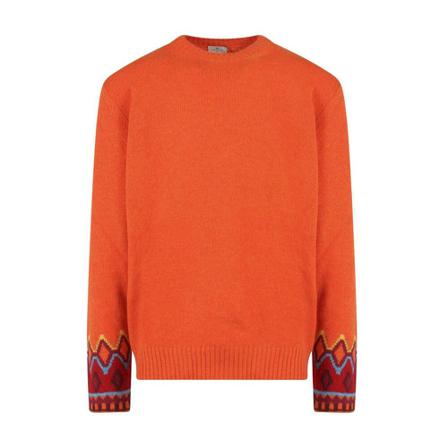 Etro Trui , Oranje , Heren , Maat: L