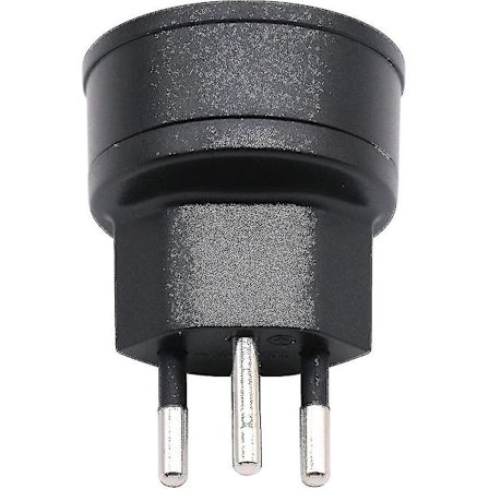 Eu To Switzerland/liechtenstein Adapter Plug, 2 Pin De/fr/it/es ​​Plug To Swiss 3 Gift