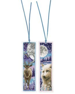 Stickpackung Lesezeichen Tiere 2-er Pack