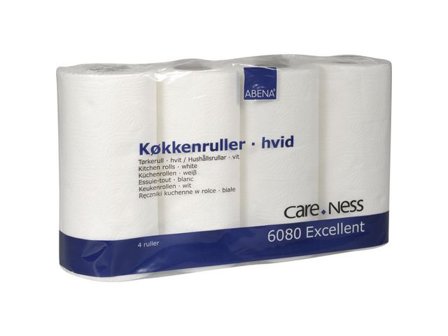 ABENA Hushållspapper Care-Ness Excellent 2-lagers vit 4/fp - Lyreco - Städ och hygien - Toalettpapper och torkpapper - Hushållspapper
