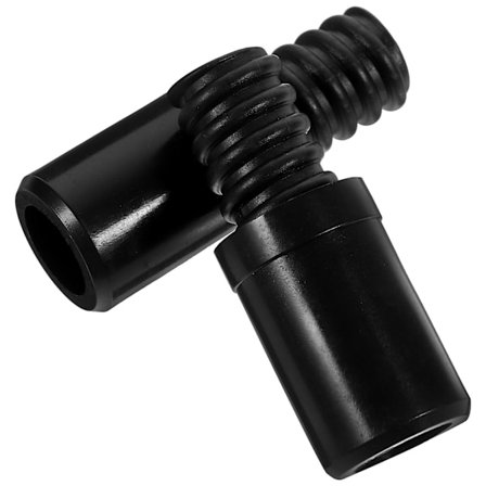 2 stk. Kosteskaft Forlængerstang Adapterspids Plastik Gevindet Spids Reparation Gevindet Spidser