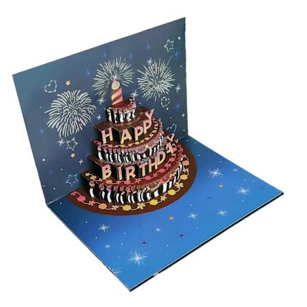 Födelsedagskort, musikaliska födelsedagskort med ljus och musik, grattis på födelsedagen kort presenter till barn, kvinnor, män, dotter, mamma-Perfekt