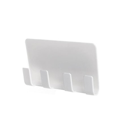 Multifunktionel Plastik Telefonoplader Dock Holder Skraber Razor Håndklæde Krog Beslag